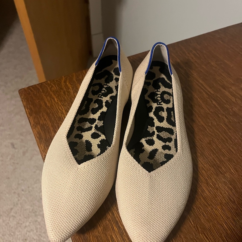 Rothy's Cream Flats (The Point II)
